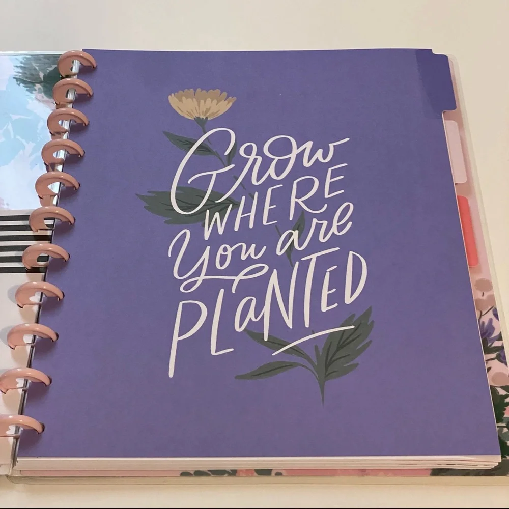 The happy planner Springtime Flora Big Notebook - Picture 6 of 11